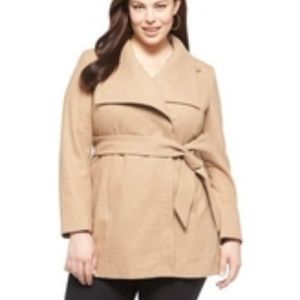Wool Blend Camel Coat